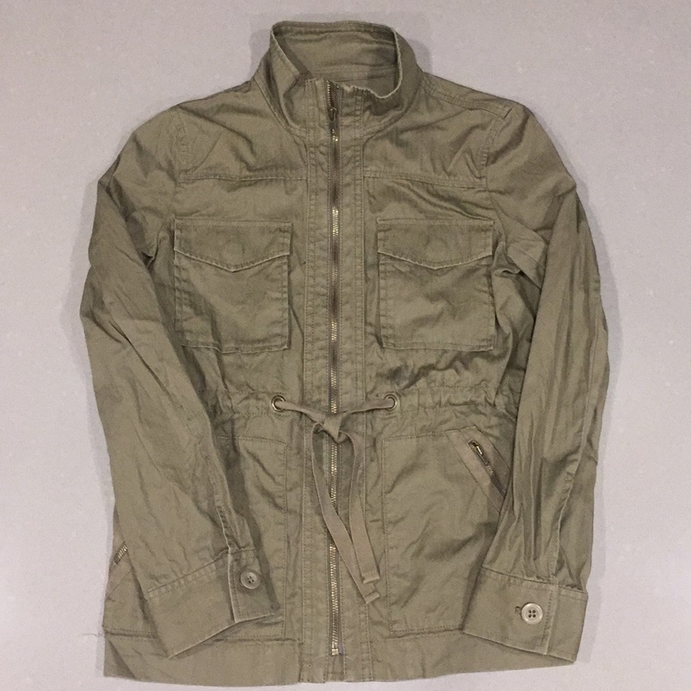 Jcrew Jacket W/ Draw String Waist - image 1